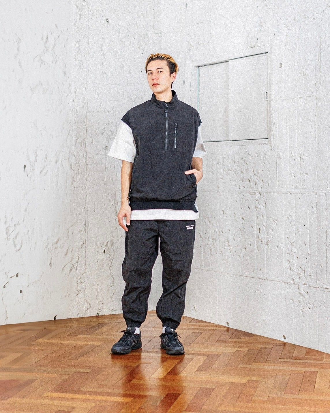 COMME des GARCONS HOMME ナイロンタイプライターベスト スタイル 2月8