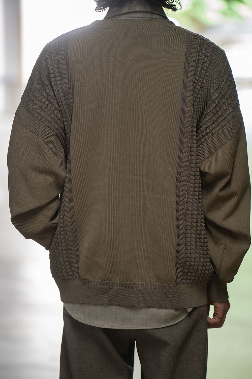 YASHIKI - 【ラスト1点】【25AW】Hakuhyo Zip Cardigan(BEIGE) | Salty