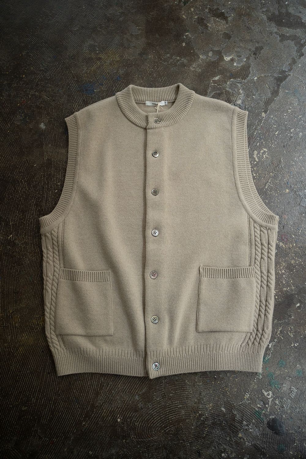 YASHIKI - Shiraiki Vest(SAX BLUE) | Salty