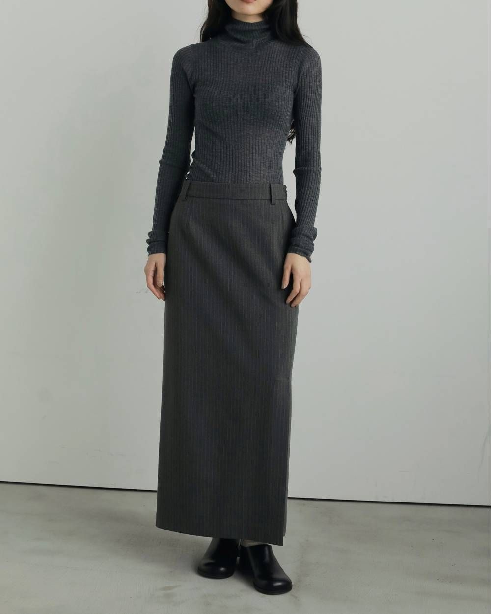 ànuke - Soft Rib Turtle / ソフトリブ タートルネックニット