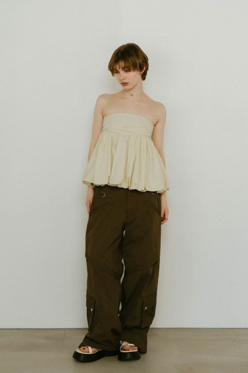 Knuth Marf - 2way peplum tops / 2ウェイ ペプラムトップス (ミント