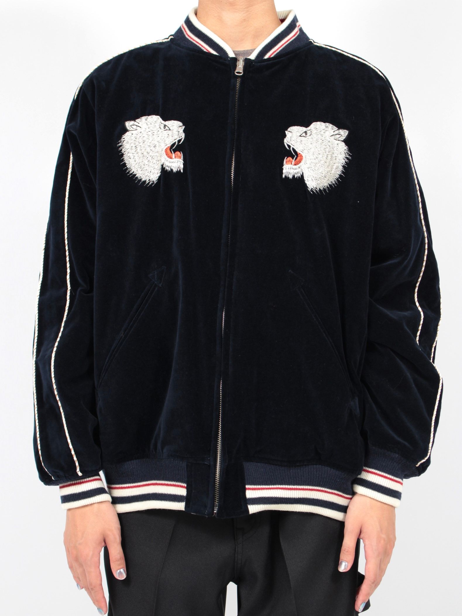 DimMoire Messy Bonesベロアスカジャン黒