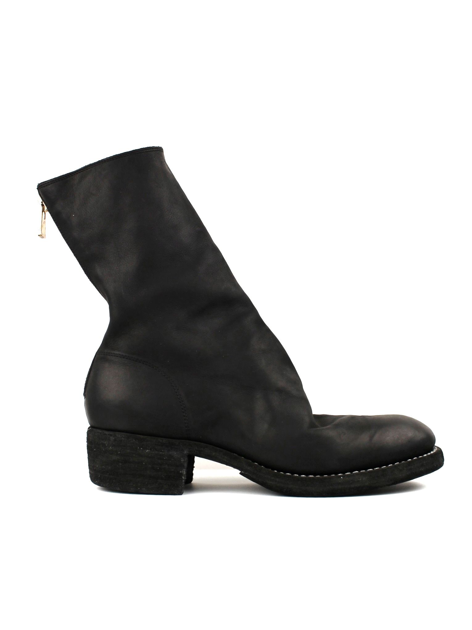 GUIDI - 【788Z】馬革 バックジップ ホース リバース レザー ダブル