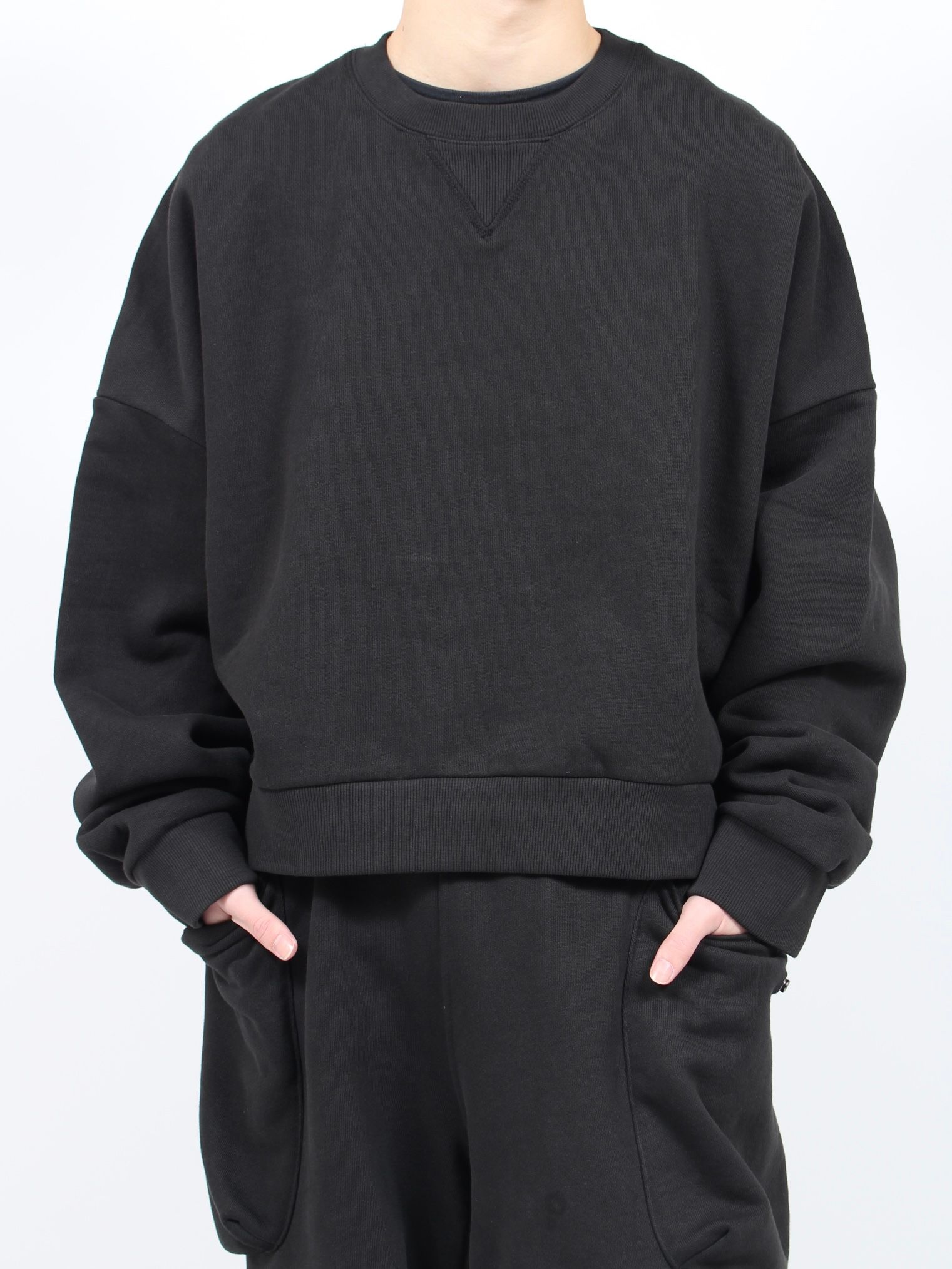 entire studios - ボックス クルー スウェット / BOX CREW / WASHED