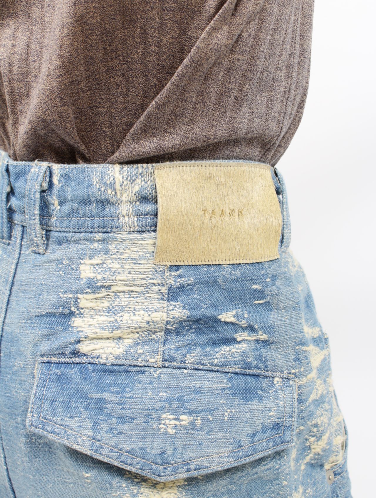 TAAKK - 【25AW】デニム デザイン トラウザーズ ワイドパンツ / DESIGN