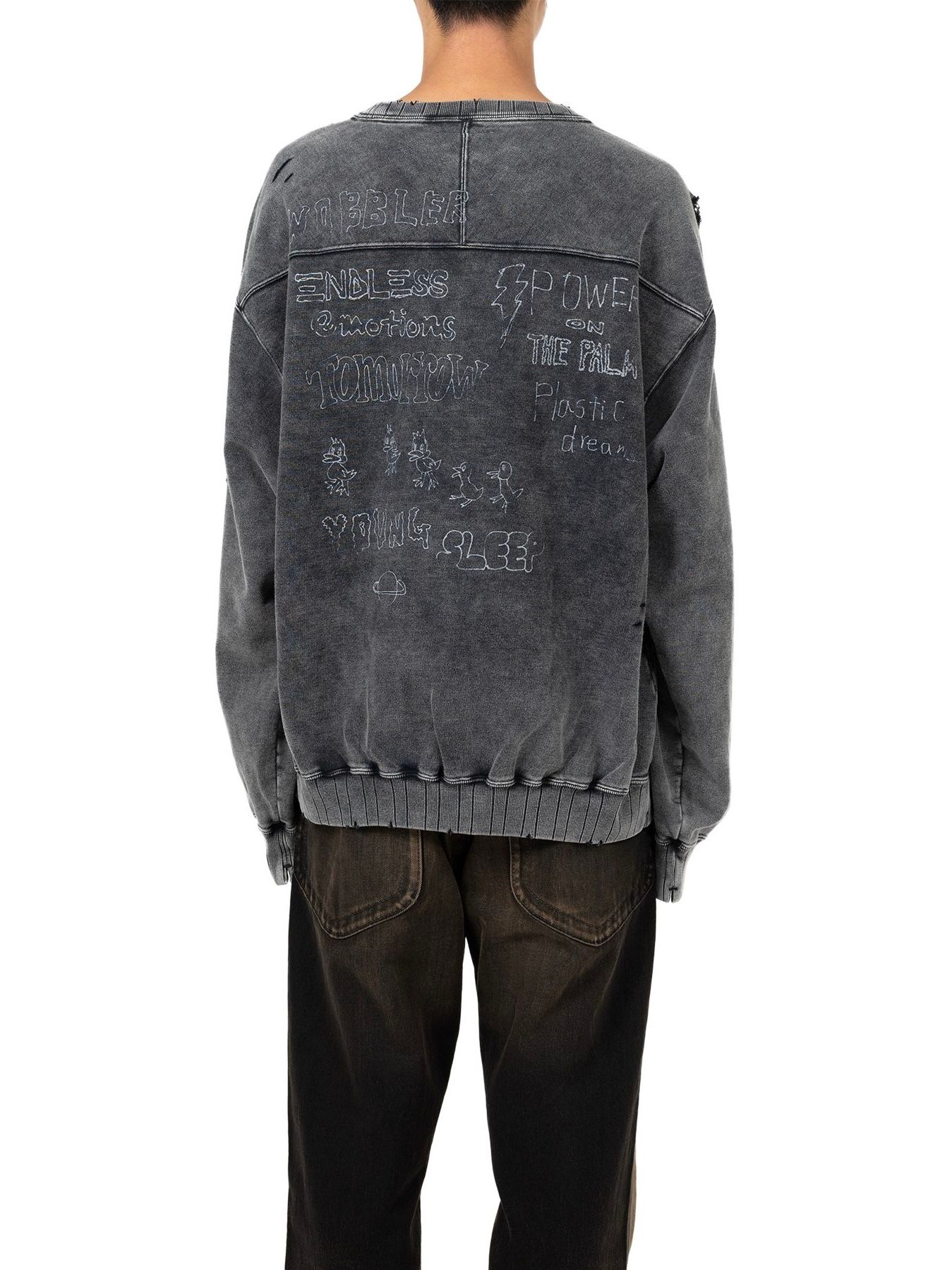 Maison MIHARA YASUHIRO - 【24AW】ブリーチ加工 プルオーバー