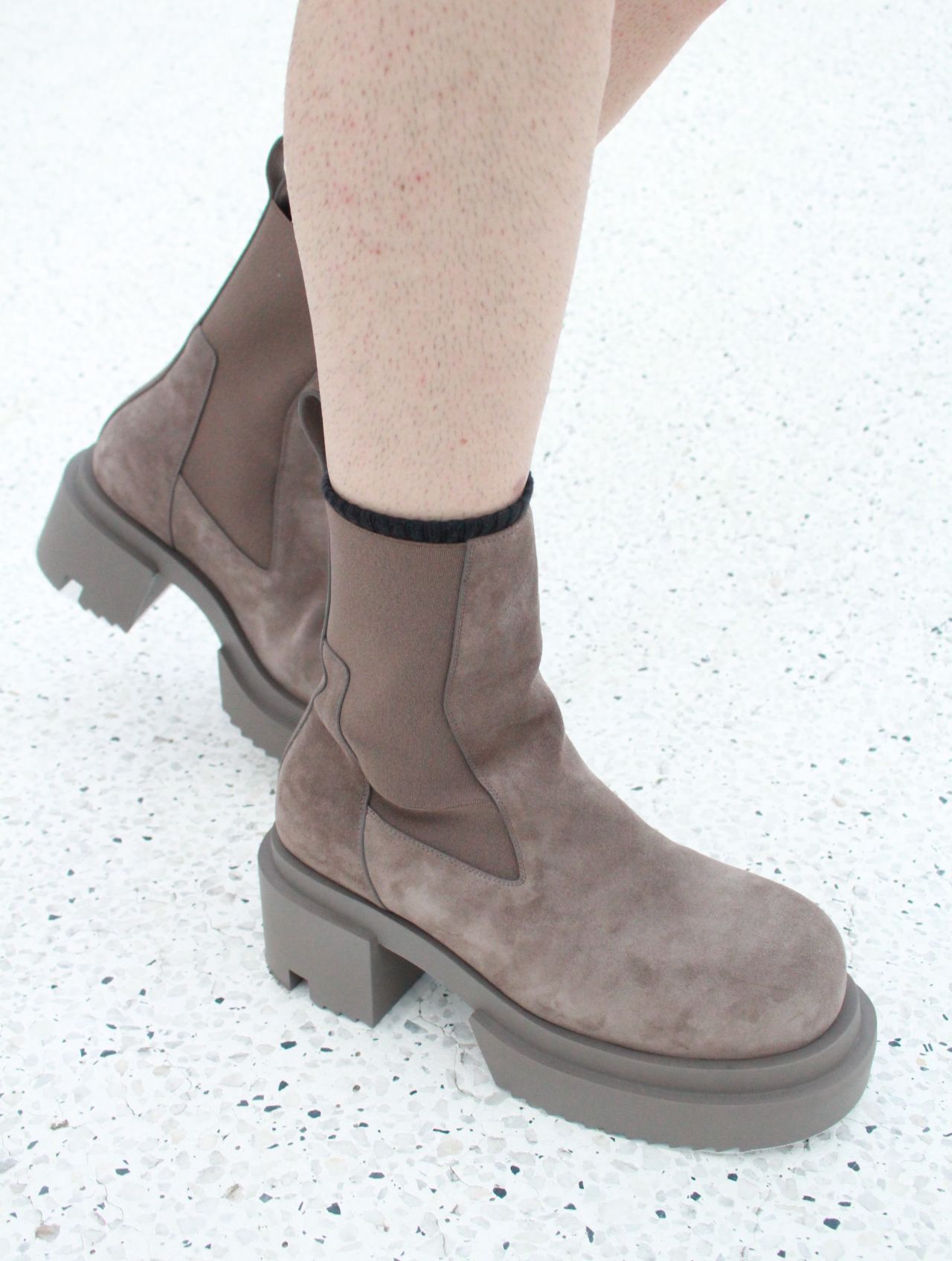 RICK OWENS - 【25AW】ビートル ボウガン スウェード サイドゴア