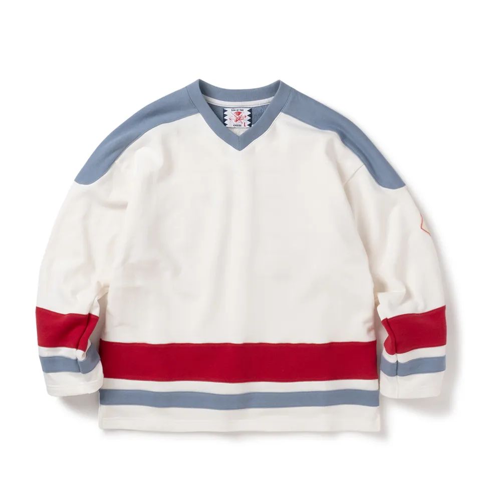 SON OF THE CHEESE - 27 HOCKEY SHIRT / WHITE / ホッケーシャツ