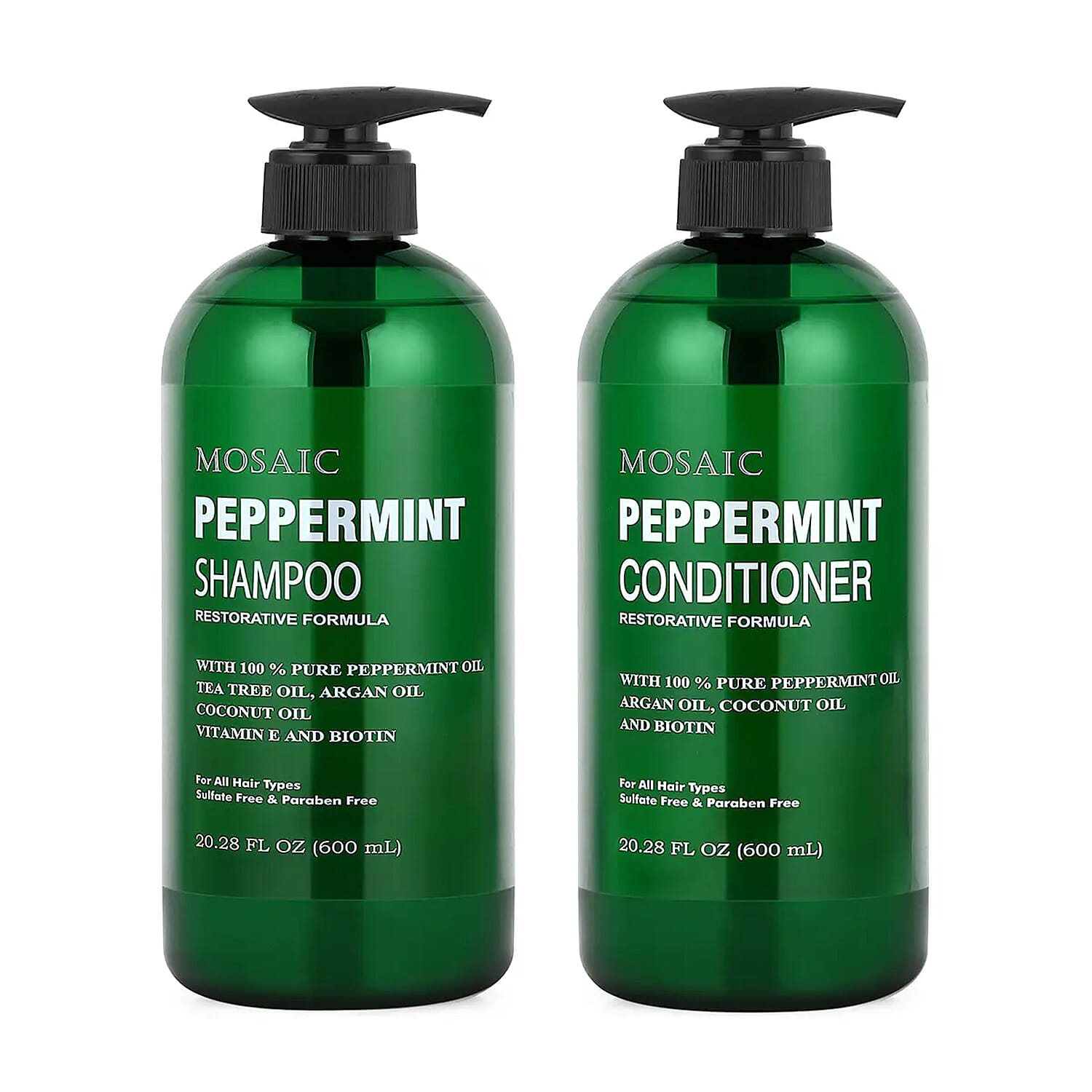 Buy Mosaic Peppermint Shampoo & Conditioner Set (20.28oz Each) at