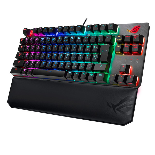 ゲーミングキーボード ROG Strix Scope TKL(銀軸) ブラック/グレー