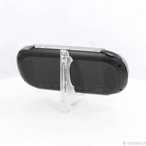 中古】PlayStation Vita 3G／WI-FIモデル クリスタルブラックPCH-1100