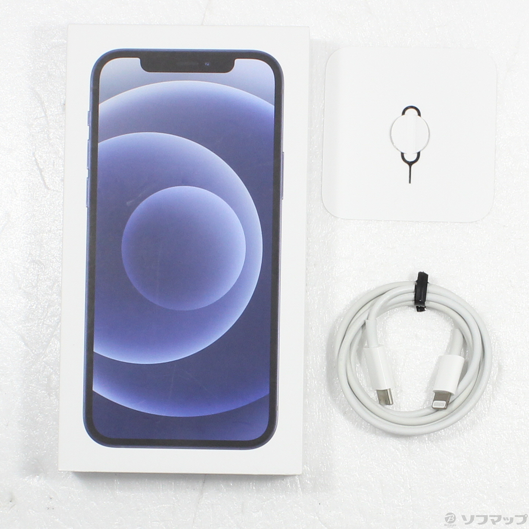 中古】iPhone12 128GB ブラック NGHU3J／A SIMフリー [2133050288376