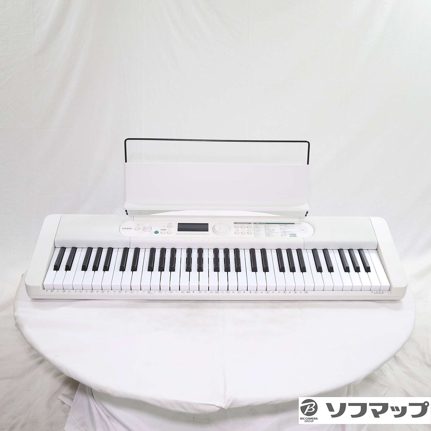 中古】〔展示品〕 Casiotone 光ナビゲーションキーボード LK-530