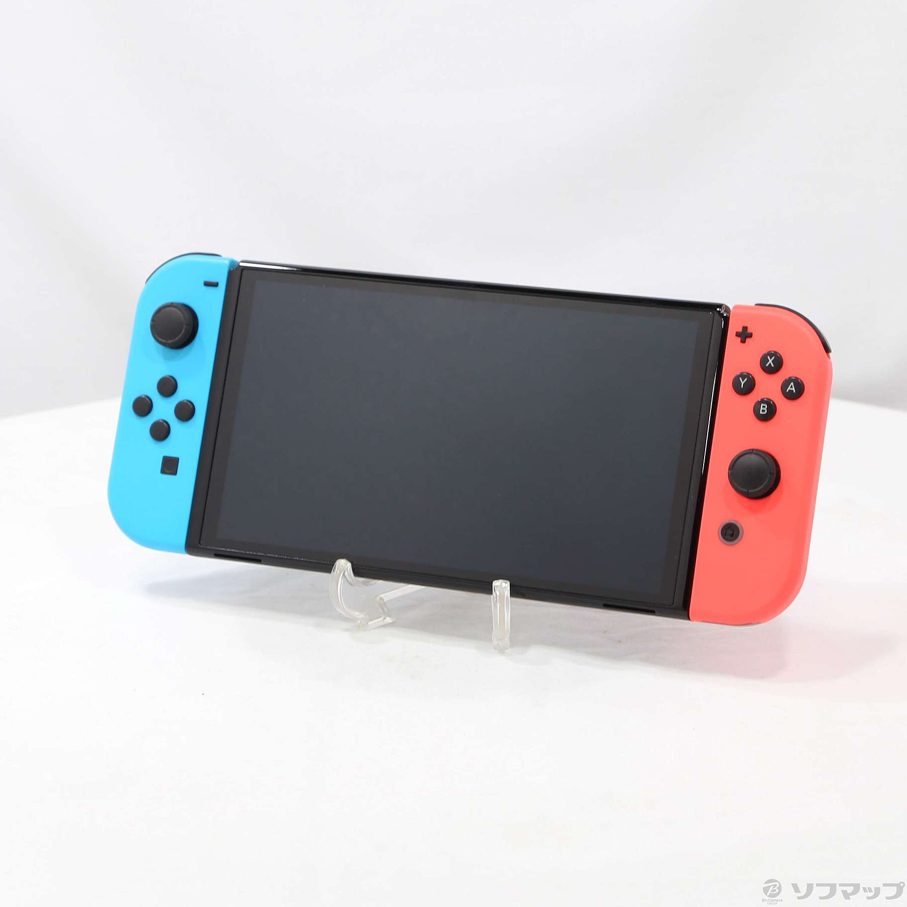 中古】Nintendo Switch 有機ELモデル Joy-Con(L) ネオンブルー／(R