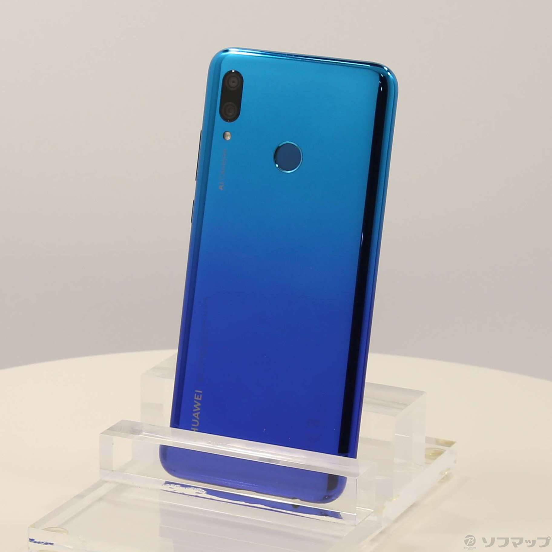 中古】HUAWEI nova lite3 32GB オーロラブルー HWU35 UQ mobile SIM