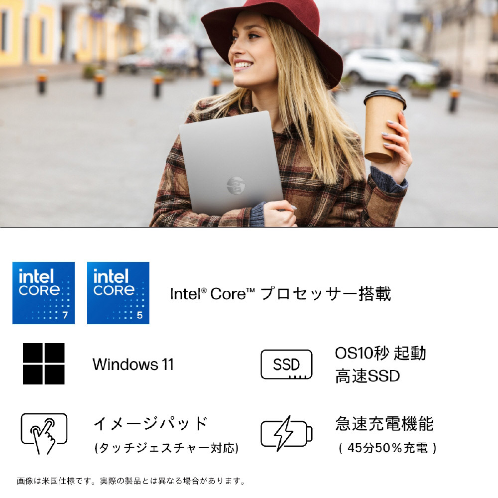 ノートパソコン HP 14 ナチュラルシルバー AY6S4PA-AAAC ［14.0型
