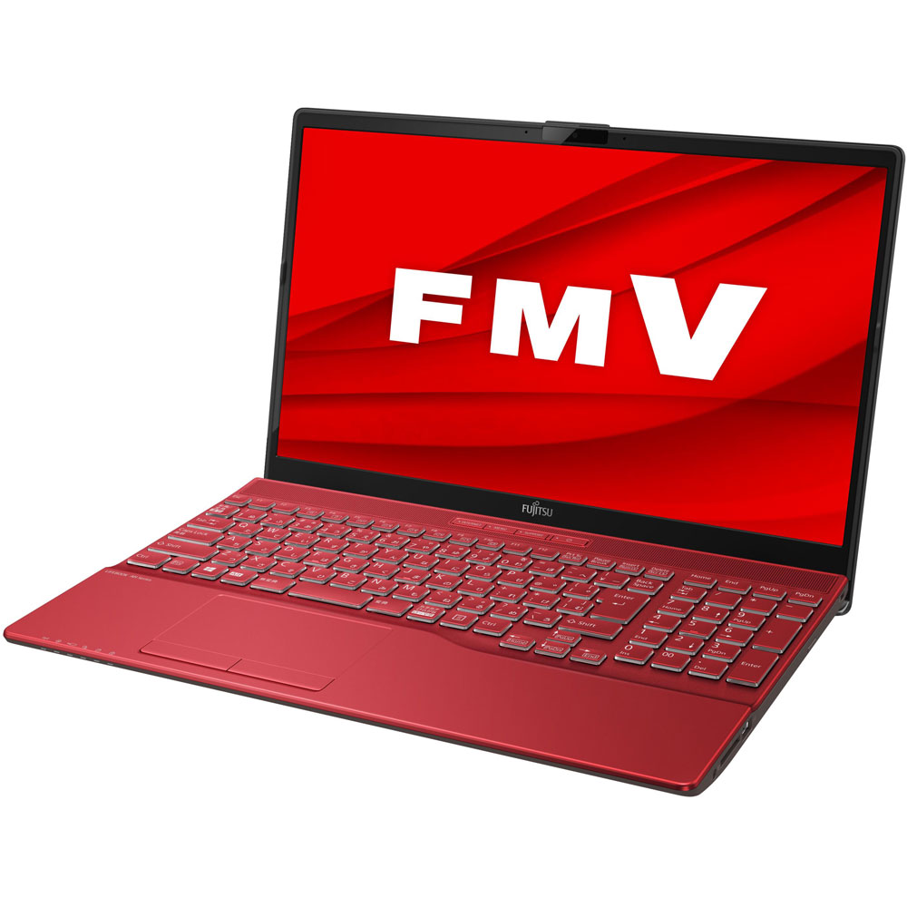ノートパソコン LIFEBOOKAH43/E3 ガーネットレッド FMVA43E3R ［15.6型