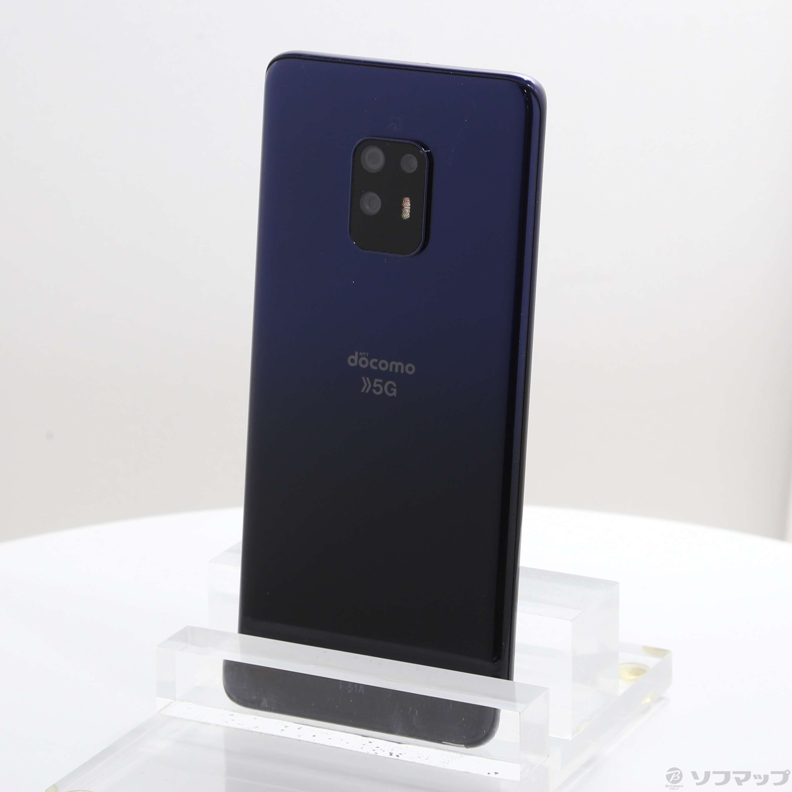 中古】arrows 5G 128GB ネイビーブラック F-51A docomoロック解除SIM