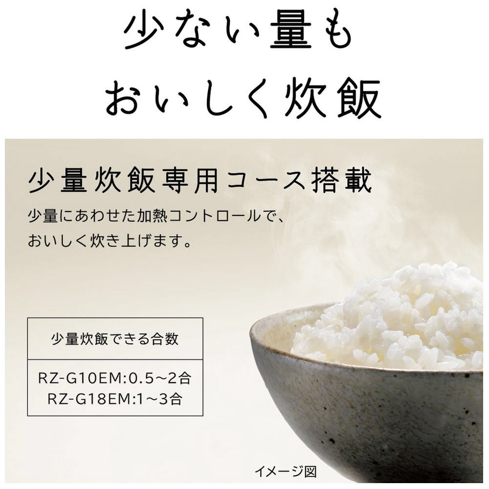 炊飯器 ブラウンメタリック RZ-G10EM-T ［5.5合 /圧力IH］｜の通販は