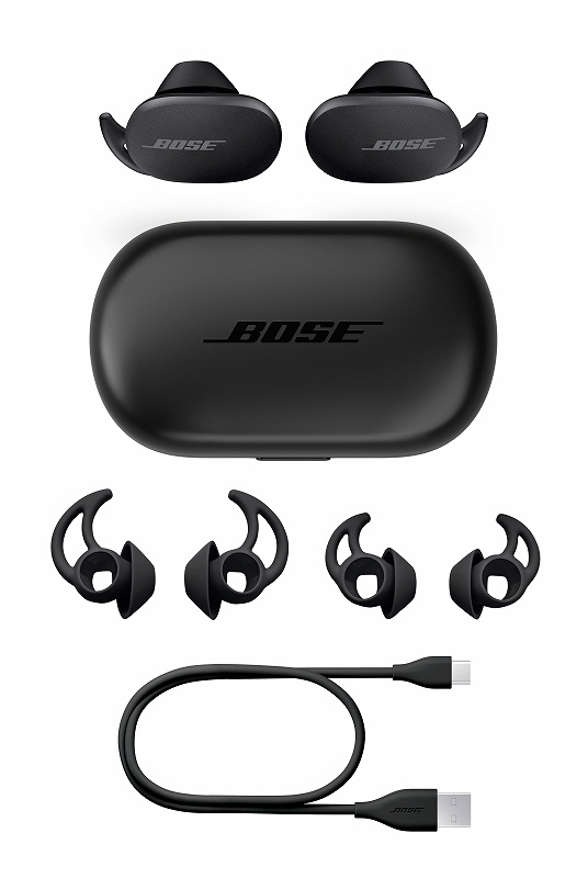 完全ワイヤレスイヤホン Bose QuietComfort Earbuds Triple Black