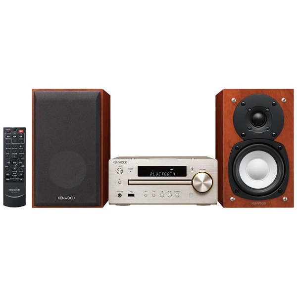 ハイレゾ音源対応】Bluetooth対応 ミニコンポ（ゴールド） K-515-N