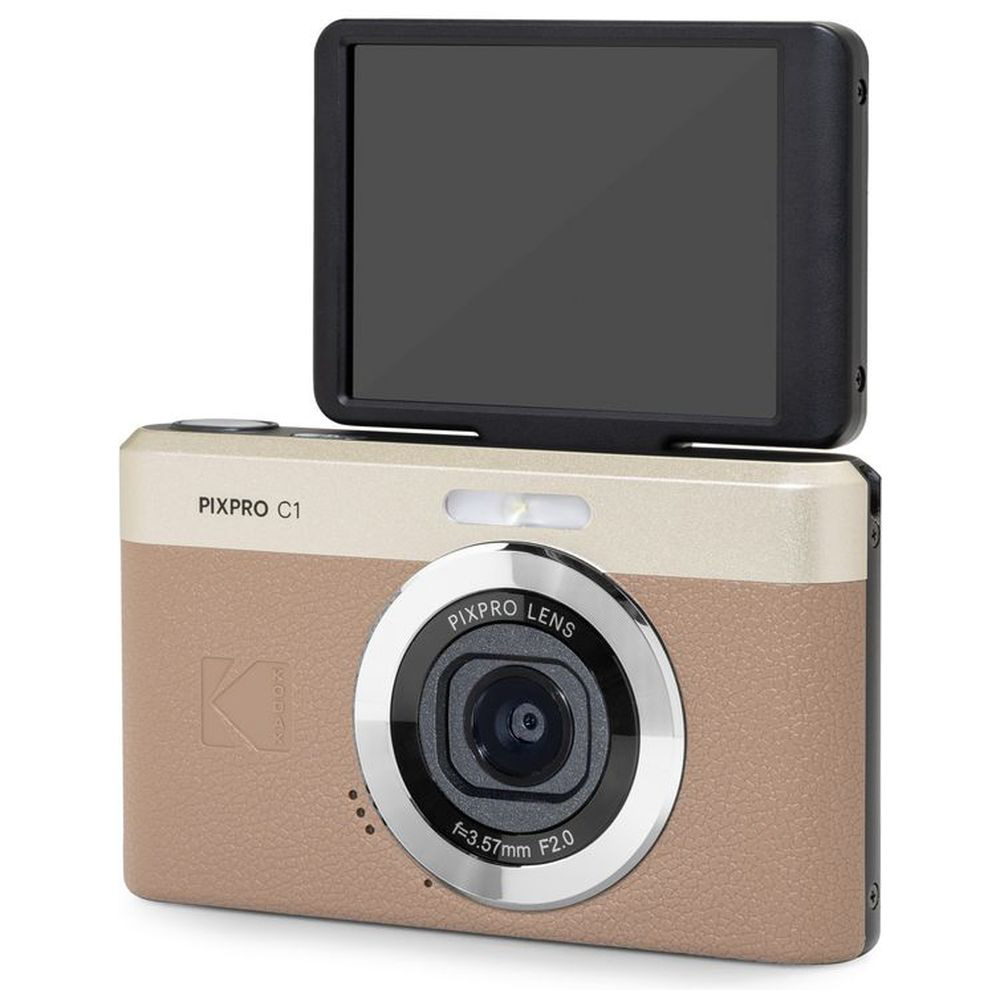 KODAK PIXPRO コンパクトデジタルカメラ CLASSIC SERIES ブラウン C1BN