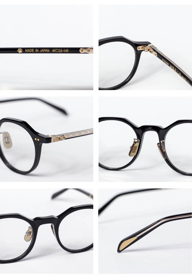 内藤熊八作 ボストンフレーム クラウンパント N-115 日本製 鯖江