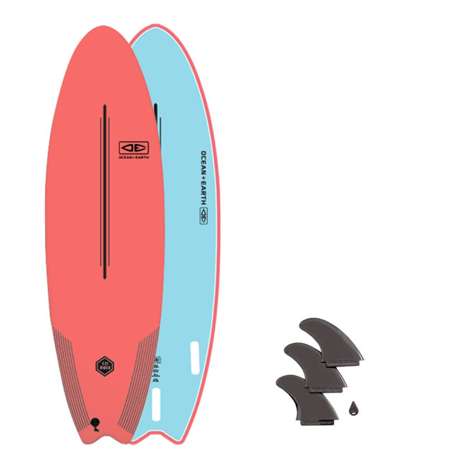 OCEAN&EARTH EZI RIDER SOFT BOARD 5'6 サーフボード ソフトボード