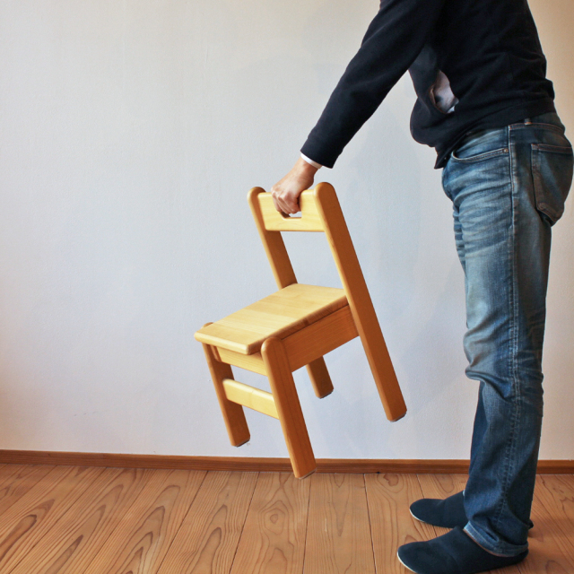 つみかさねチェア Light 8色 軽量 スタッキング キッズチェア