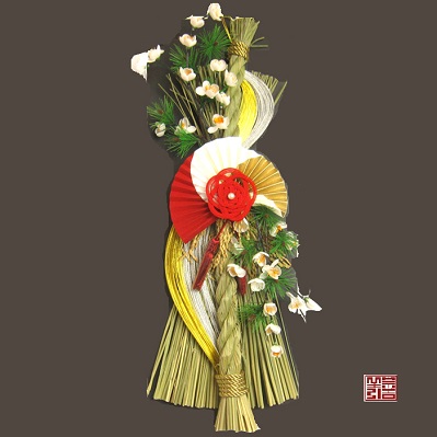 2024～2025年お正月飾り、玄関飾り、しめ縄