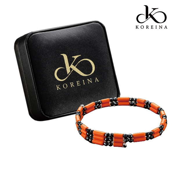 KOREINA コレイナジュエリー オレンジ×ヘマタイトミラー koreina