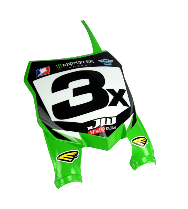 CYCRA サイクラ KAWASAKI スタジアムナンバープレート KX250F/450F