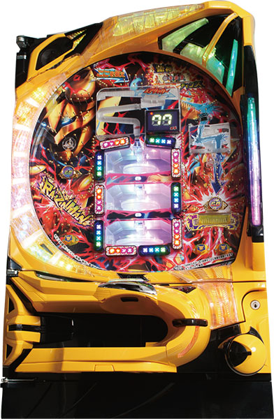 A-gon エイゴン CR RAIZINMAN 1200xα 中古パチンコ実機 [枠名：A-gon枠