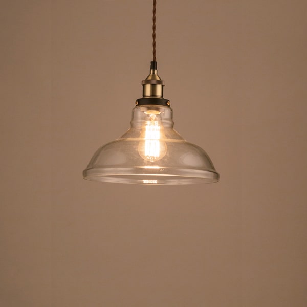 ガラスシェードのペンダントライト｜北欧家具アンバーデザイン