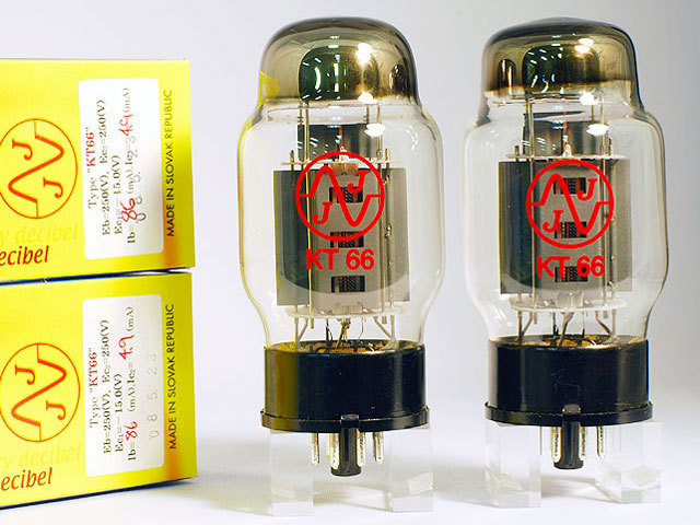 真空管 出力管 パワー管 KT66 JJ／ペア マッチドペア