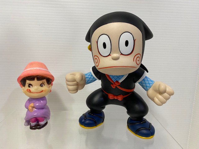 開封品☆箱付☆忍者ハットリくん☆貫蔵☆カンゾウ ソフビ人形