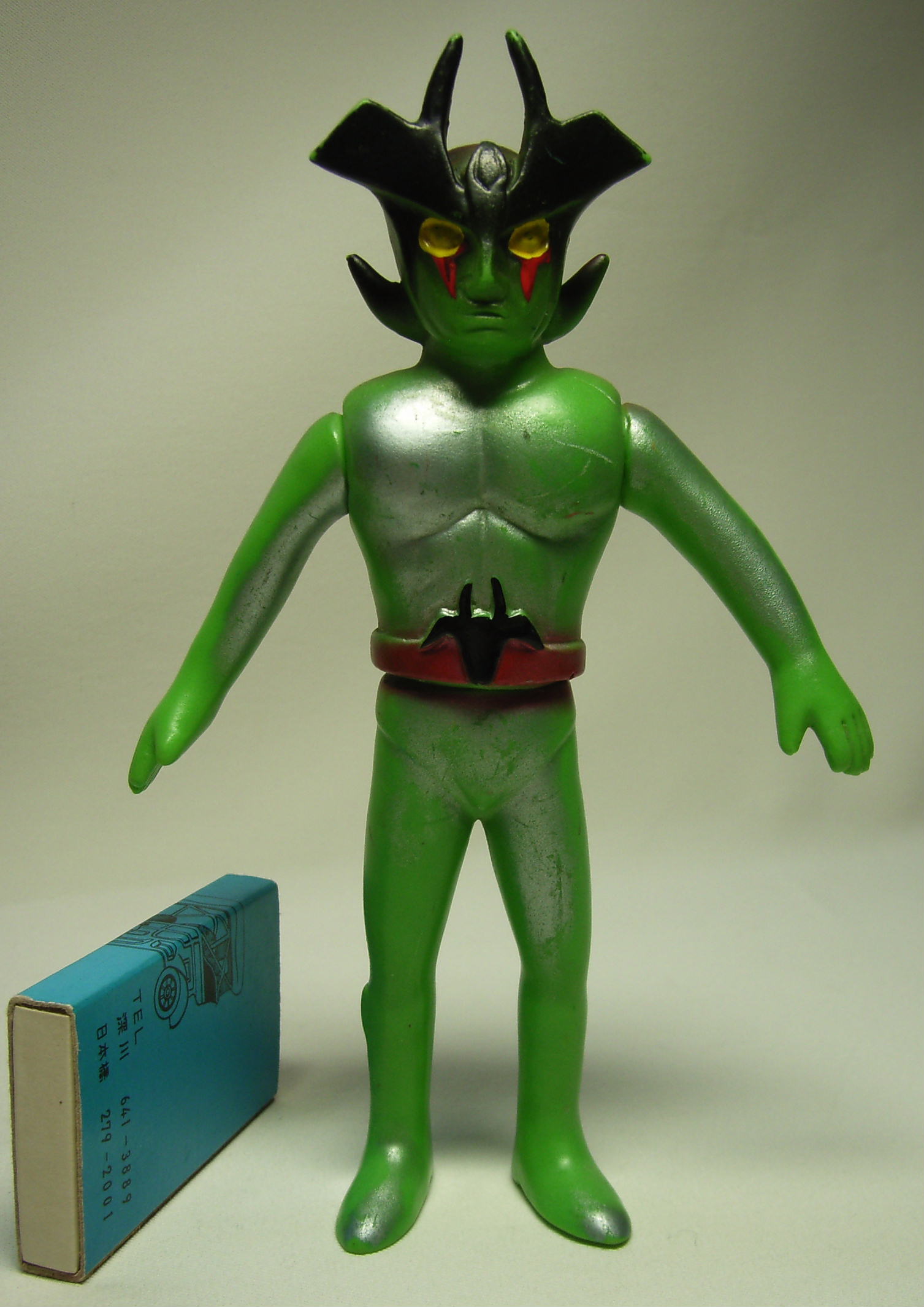 タカトク デビルマン ソフビ人形 15.0cm 放映当時 版権有 【TO2339】