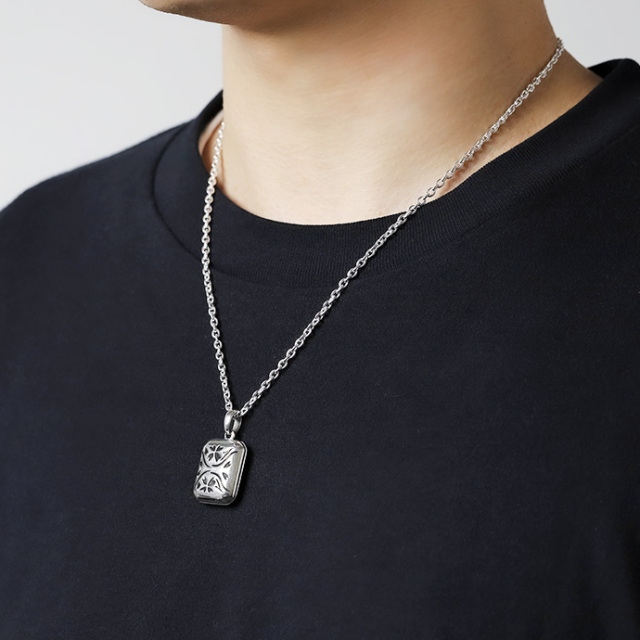桜 ロケット ペンダント≪トップのみ≫ メンズ シルバー アクセサリー
