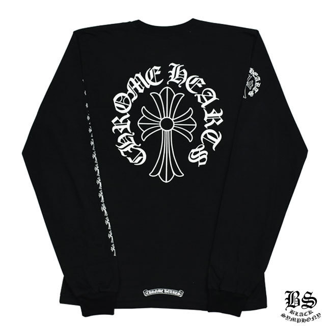 クロムハーツロングTシャツCHクロスブラック|クロムハーツ通販専門店