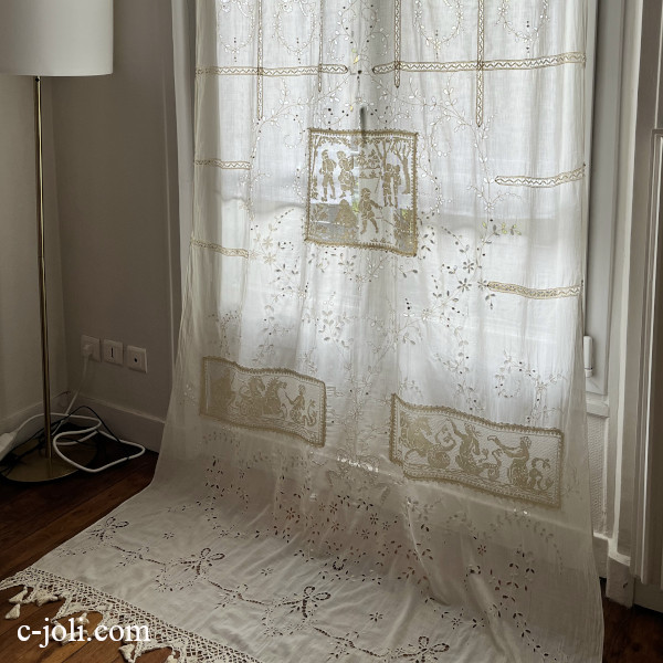 アンティークカーテン - フランスアンティーク Antique C'Joli