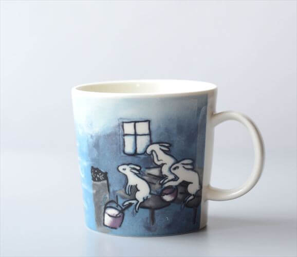 ARABIA Helja Liukko-Sundstrom Sauna Bunnies マグカップ アラビア