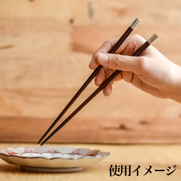 北陸の箸置夫婦箸セット 白銀 ペア / 箸置き 夫婦箸 お箸 ペア セット