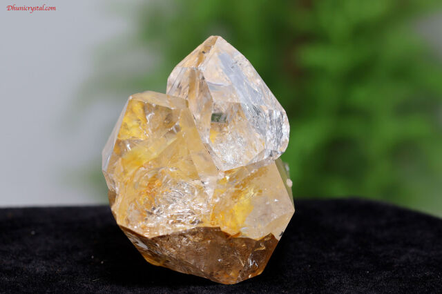 ゴールデン・ハーキマーダイヤモンド原石/虹入り(A815)