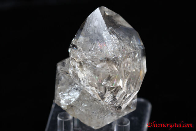 ハーキマーダイヤモンド原石/虹入り(J434)