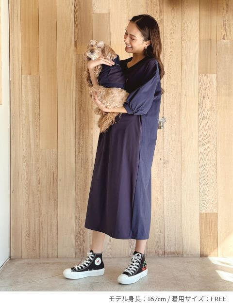 WOMEN】切り替えワンピース