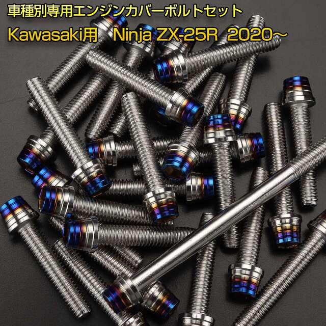 エンジンカバー ボルトセット Ninja ニンジャ ZX-25R 26本セット
