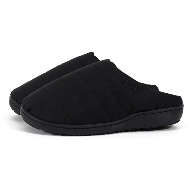 SUBU【NANNEN ブラック】 スブ 冬のサンダル 暖かいサンダル スリッパ