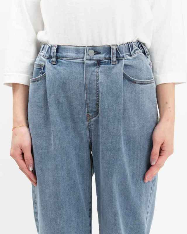 WWO 甘織デニムのタックパンツ 8114044｜ナチュラルファッション