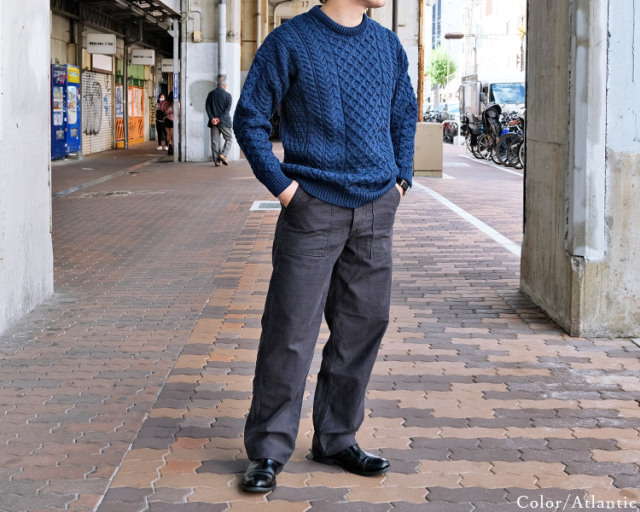 Inver Allan インバーアラン Traditional Aran Sweater