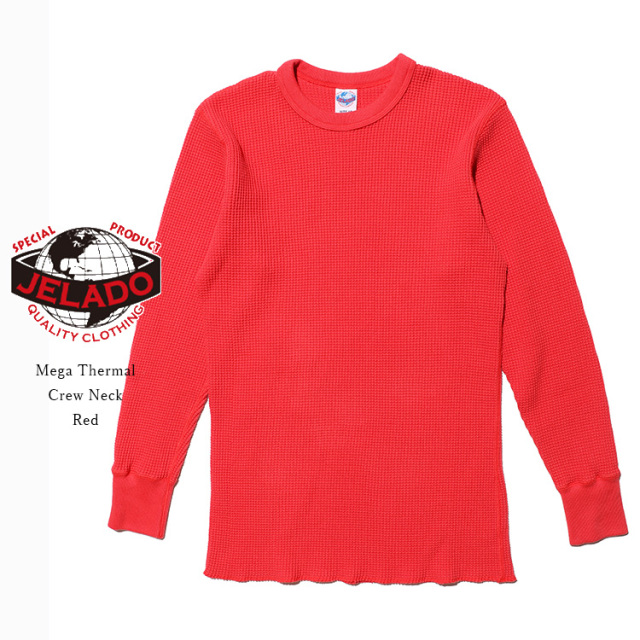 JELADO ジェラード AB94237 Mega Thermal Crew Neck メガサーマル